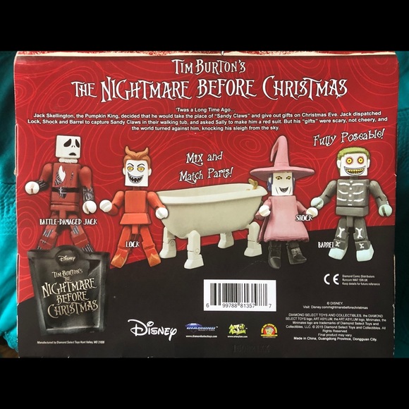 Rare Nightmare Before Christmas Mini Mates - Picture 5 of 5